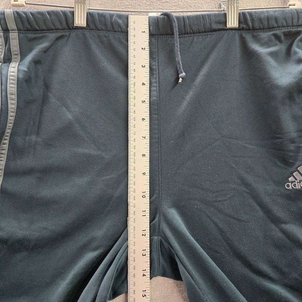 VINTAGE Adidas‎ Men Activewear Pants Medium Blue Track Logo Baggy Y2K
